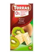 Шоколад белый Torras Blanco из киви без сахара и глютена 75 г