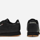 Чоловічі кросівки Reebok Classic Leather 100008493 40.5 Чорні (4065419120462) - зображення 6