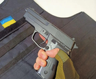 Страйкбольный Пистолет SIG Sauer P226 VIGOR V12 металл, стреляет пульками 6 мм Чёрный - изображение 4