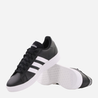 Tenisówki damskie z eko skóry adidas Grand Court Base 2 GW9262 36.5 Czarny/Biały (4065426736519) - obraz 4