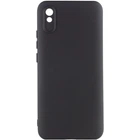 Чехол TPU GETMAN Liquid Silk Full Camera для Xiaomi Redmi 9A Черный / Black