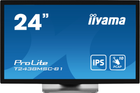 Монітор 24" iiyama ProLite IPS 1920 x 1080 (T2438MSC-B1)