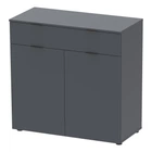 Комод в гостиную Doros Рон 2 80х38х100 см Графит (DRS-011295)