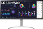 Monitor 34" UltraWide LG 34WQ650-W IPS HDR 400 2560 x 1080 White (34WQ650-W)