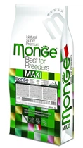 Сухий корм Monge Dog Maxi Adult для дорослих собак великих і дуже великих порід зі смаком курки та рису