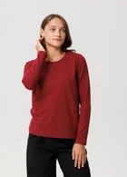 Лонгслив женский Наталюкс 2XL бордовый (4123589165261)