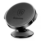 Автомобільний утримувач Baseus для смартфона Small Ears Series Vertical Leather Type магнітний Black SUER-F01