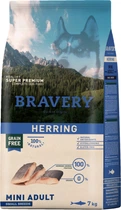 Сухий корм BRAVERY Herring Mini Adult для дорослих собак дрібних порід з оселедцем
