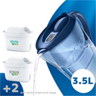 Фильтр-кувшин для жесткой воды Brita Marella XL 3,5 л Синий с картриджами 3 шт