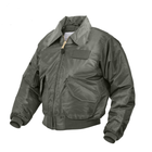 Куртка Rothco тактична льотна чоловіча бомбер CWU-45P Flight Jacket Sage олива XL