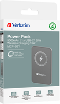 Powerbank Verbatim Charge 'n' Go 5000 mAh 20W Grey (23942322443) - obraz 4