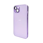 Чехол для смартфона AG Glass Matt Frame Color для iPhone 12 Light Purple