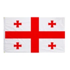 Флаг Грузии 150х90 см. Грузинский флаг полиэстер RESTEQ. Georgia flag 4912594