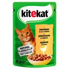 Влажный корм для кошек Kitekat с курицей в соусе 85 г