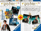 Zestaw puzzli Ravensburger Memory Harry Potter 3 w 1 27 x 38 cm 25+36+49 elementów (4005556050543) - obraz 1