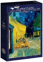 Puzzle Bluebird Art Vincent Van Gogh Taras kawiarni w nocy 1888 r. 68 x 48 cm 1000 elementów (3663384602078)