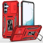 Удароміцний чохол Camshield Army Ring Samsung Galaxy S24 FE Червоний / Red Без бренду