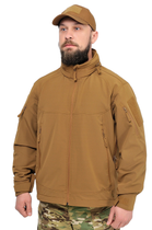 Куртка вітрівка WinTac Ratel Coyote Brown 2XL койот - изображение 5