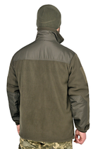 Тактична флісова кофта WinTac Jacket Khaki Ultrasoft М-300 M хакі - изображение 2