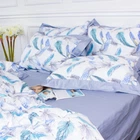 Постельное белье MirSon Satin print Elit Azure Jay 175х210 [95903]