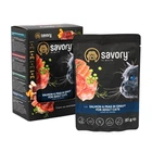 Влажный корм Savory Adult для кошек с лососем и горошком в соусе 85 г