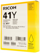 Картридж Ricoh GC41HY Yellow (4961311866722) - зображення 1