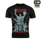 Футболка M-Tac Freedom Black Розмір XL - зображення 1