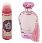 Zestaw Woda perfumowana damska Ard Al Zaafaran Turab Al Dhahab Amazing Rose 100 ml + Dezodorant 50 ml (6423080722459) - obraz 3