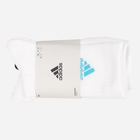 Набір чоловічих шкарпеток високих бавовняниз 3 пари Adidas IK0352 Cushioned Crew Socks 3P M Білий (4066763661564) - зображення 3