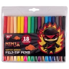 Фломастери Yes 18 кольорів Ninja 650532