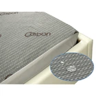 Наматрасник водонепроницаемый с бортом Руно - Carbon 120x200x30 серый (21440)