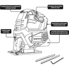 Wyrzynarka elektryczna Graphite 450 W 58G047 (5902062058546) - obraz 10