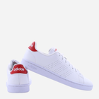 Tenisówki męskie z eko skóry adidas Advantage HR0235 40.5 Biały/Czerwony (4066746167052) - obraz 3