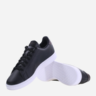 Tenisówki męskie z eko skóry adidas Advantage ID9630 40.5 Czarny/Biały (4066755704552) - obraz 4