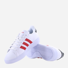 Tenisówki męskie z eko skóry adidas Grand Court 2.0 FZ6363 40 Biały/Czerwony (4066746629871) - obraz 4