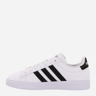 Tenisówki męskie z eko skóry adidas Grand Court 2.0 GW9195 42.5 Biały/Czarny (4065427721934) - obraz 2