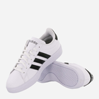 Tenisówki męskie z eko skóry adidas Grand Court 2.0 GW9195 40 Biały/Czarny (4065427721866) - obraz 4