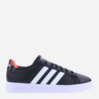 Tenisówki męskie z eko skóry adidas Grand Court 2.0 HQ1721 42.5 Czarny/Bezbarwny (4066748253845) - obraz 1