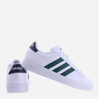 Tenisówki męskie z eko skóry adidas Grand Court 2.0 ID4465 40 Biały/Ciemnozielony (4066755585014) - obraz 3