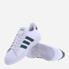 Tenisówki męskie z eko skóry adidas Grand Court 2.0 ID4465 40 Biały/Ciemnozielony (4066755585014) - obraz 4