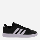 Tenisówki męskie z eko skóry adidas Grand Court Base 2.0 GW9251 40 Czarne (4065426717402) - obraz 1