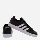 Tenisówki męskie z eko skóry adidas Grand Court Base 2.0 GW9251 40 Czarne (4065426717402) - obraz 3