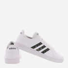 Tenisówki męskie z eko skóry adidas Grand Court Base GY3698 42 Biały/Kamuflaż (4065418397377) - obraz 3