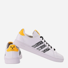 Tenisówki męskie z eko skóry adidas Grand Court Beyond GW8816 40 Biały/Żółty (4065418296908) - obraz 3