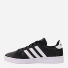 Tenisówki męskie z eko skóry adidas Grand Court F36393 42.5 Czarny/Biały (4059808084763) - obraz 2