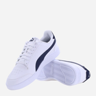 Tenisówki męskie z eko skóry Puma Shuffle 309668-24 40.5 Biały/Ciemnoniebieski (4065452569099) - obraz 4