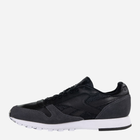 Чоловічі кросівки Reebok CL Leather BS5146 40.5 Чорні (4058031315217) - зображення 2