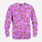 Bluza bez kaptura męska Mr. Gugu & Miss Go Pink Rubber Duck S-Pc2187 XL Różowa (5903845203658) - obraz 1