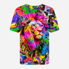 Футболка чоловіча Mr. Gugu & Miss Go Colorful Lion Tsh2202 L Різнокольорова (5903845211554) - зображення 2