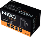 Скоби оцинковані NEO Tools тип 90 GA18 35 мм 4000 шт. 14-629 (5907558453874) - зображення 4